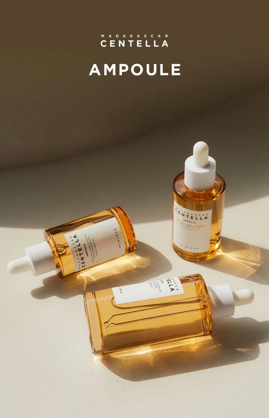 SKIN1004 Madagascar Centella Asiatica 100 Ampoule – Ser Calmant și Reparator pentru Ten cu Imperfecțiuni