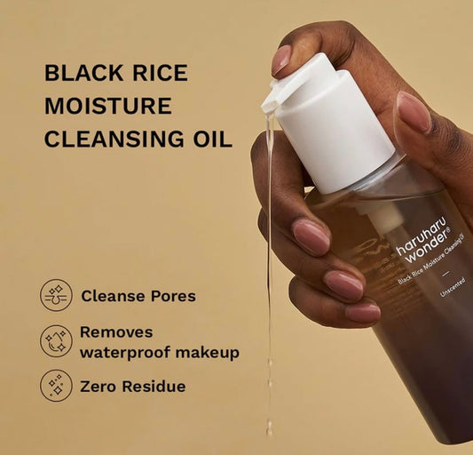 Haruharu Wonder Black Rice Deep Cleansing Oil – Ulei Demachiant cu Orez Negru pentru Curățare Profundă