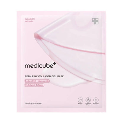Medicube PDRN Pink Collagen Gel Mask – Mască Gel cu PDRN și Colagen pentru Regenerare și Fermitate