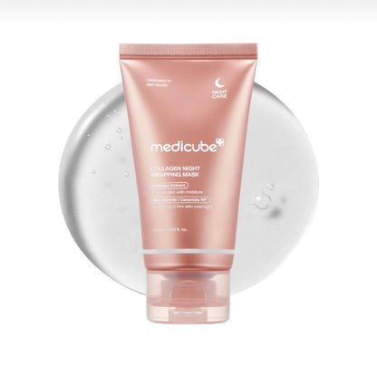 Medicube Collagen Night Wrapping Mask 75ml - Mască de Noapte cu Colagen pentru Piele Fermă și Elastică