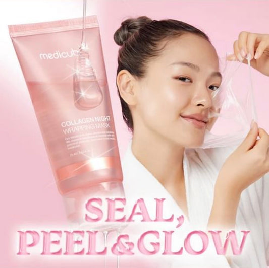 Medicube Collagen Night Wrapping Mask 75ml - Mască de Noapte cu Colagen pentru Piele Fermă și Elastică