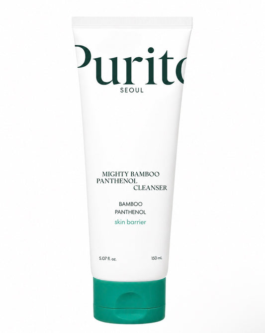 Purito Seoul Mighty Bamboo Panthenol Cleanser – Gel de Curățare Calmant pentru Bariera Cutanată