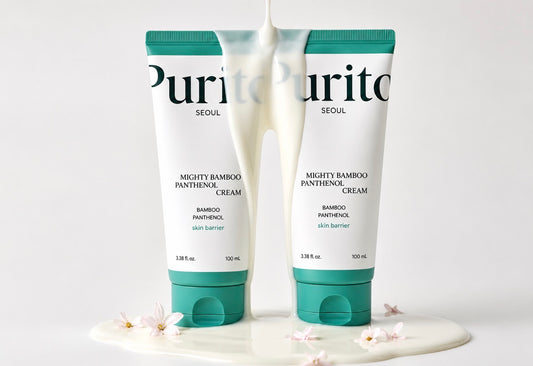 Purito Seoul Mighty Bamboo Panthenol Cream – Cremă Hidratantă Calmantă pentru Refacerea Barierei Cutanate