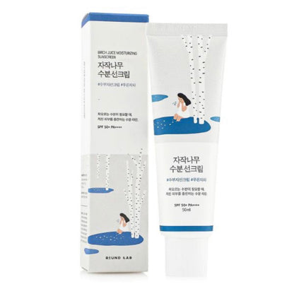 Round Lab Birch Juice Sunscreen SPF50+ PA++++ – Protecție Solară Hidratantă cu extract de Mesteacăn